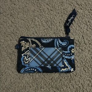 Vera Bradley Blue Paisley ID Wallet
